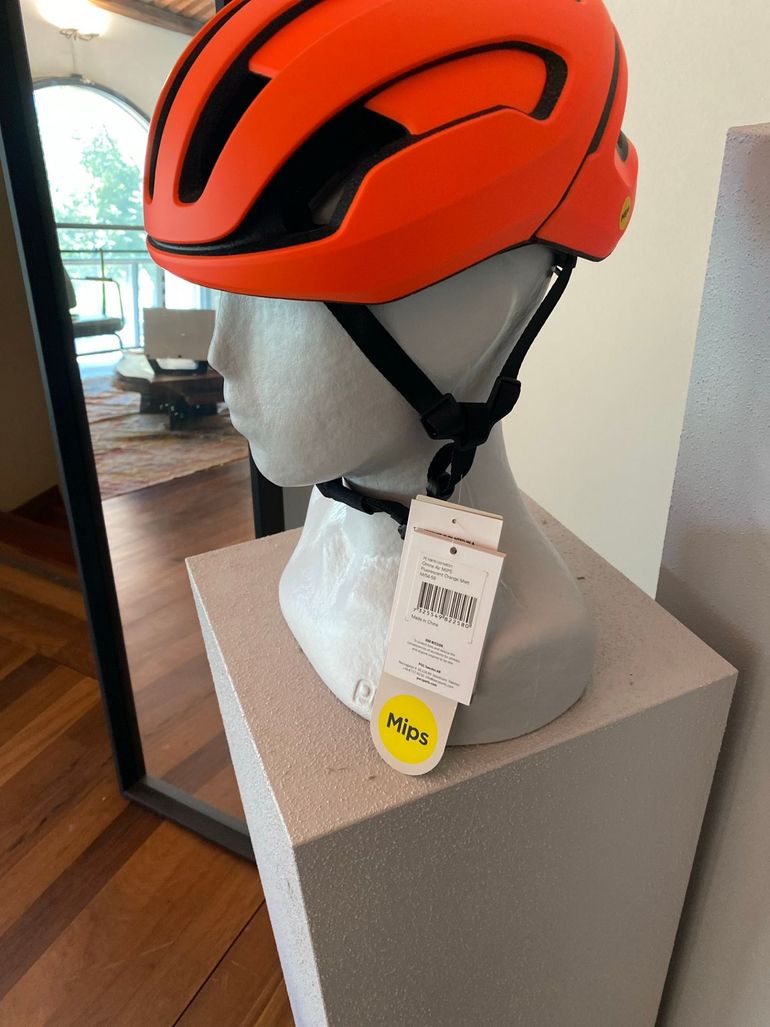 Used POC Omne Air MIPS Fluorescent Orange Matt Helmet 2026 bike — image 2 of 4