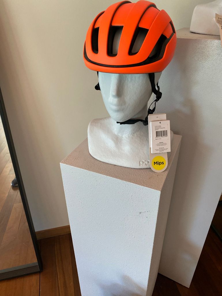 Used POC Omne Air MIPS Fluorescent Orange Matt Helmet 2026 bike — image 1 of 4