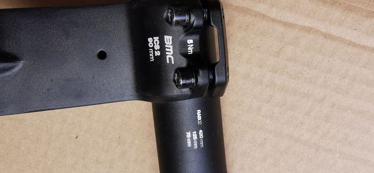 Used Bmc ICS 2 90mm Stem and RAB02 Handlebar 2025 bike — image 5 of 5