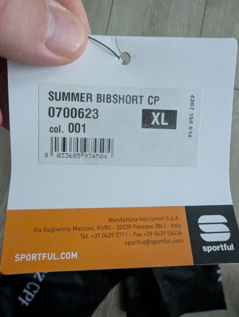 Used Sportful Bibs 2024 bike — image 3 of 4
