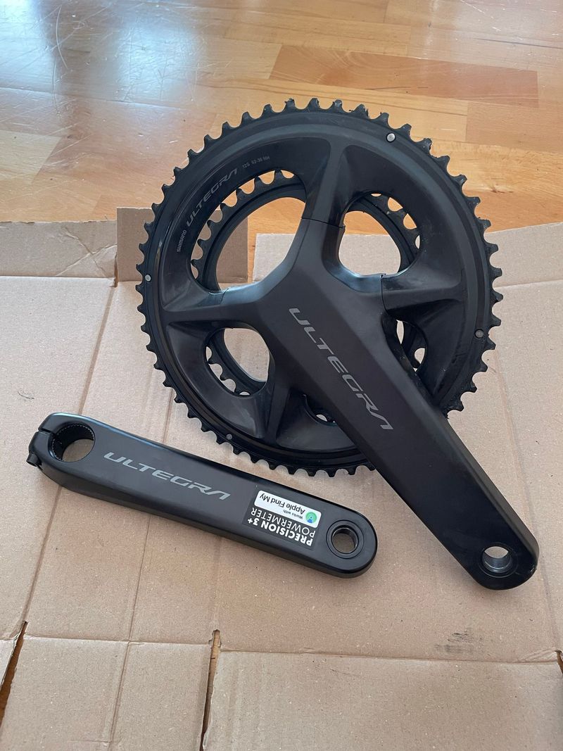 Shimano Ultegra Kurbel FC-R8100 mit 4iiii Powermeter Drivetrain & Pedals d'occasion