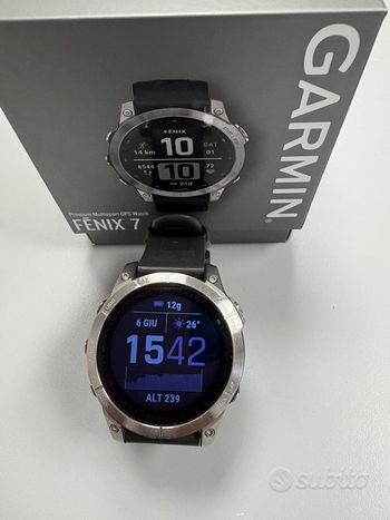 Used Garmin Fenix 7 47mm bike