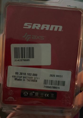 Used Sram eTap AXS Battery 2026 bike — image 2 of 2