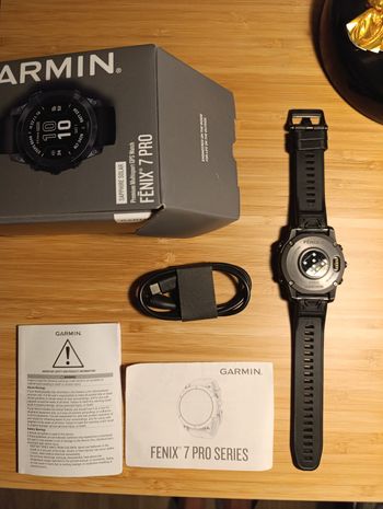 Used Garmin Fēnix 7 PRO Sapphire Solar 2026 bike — image 7 of 8