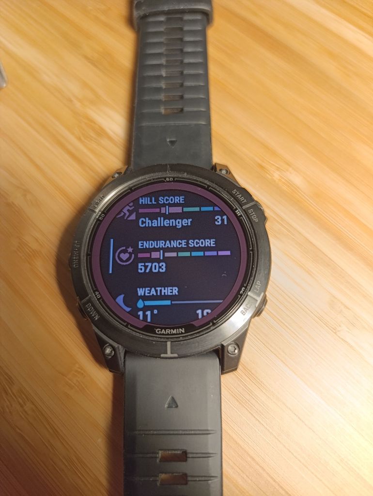 Used Garmin Fēnix 7 PRO Sapphire Solar 2026 bike — image 4 of 8