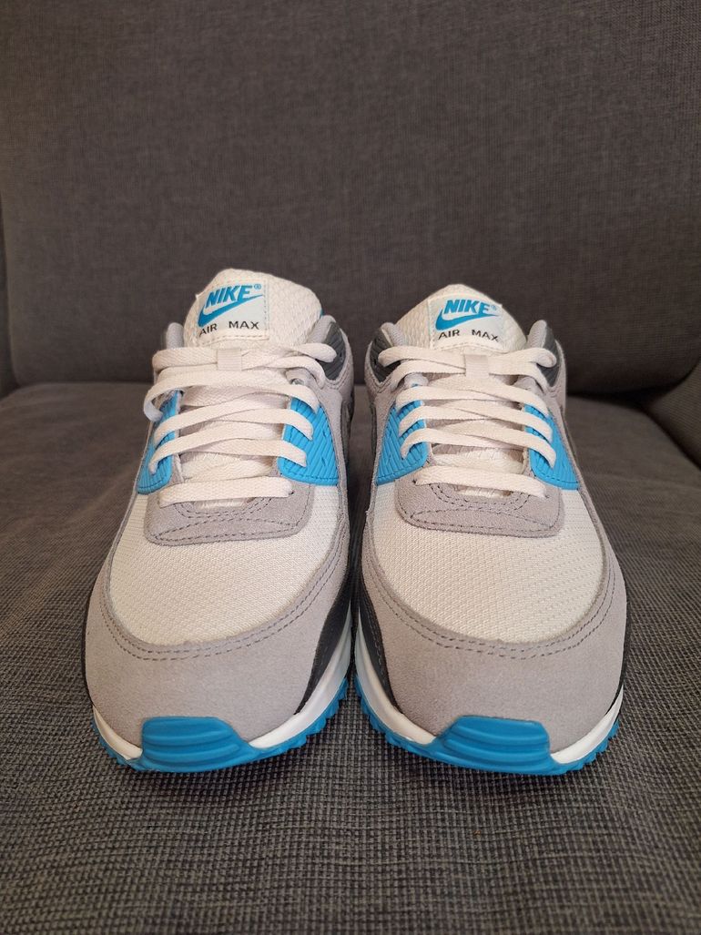 Used Nike Air Max 90 Platinum Grey Taglia 45 bike — image 6 of 11