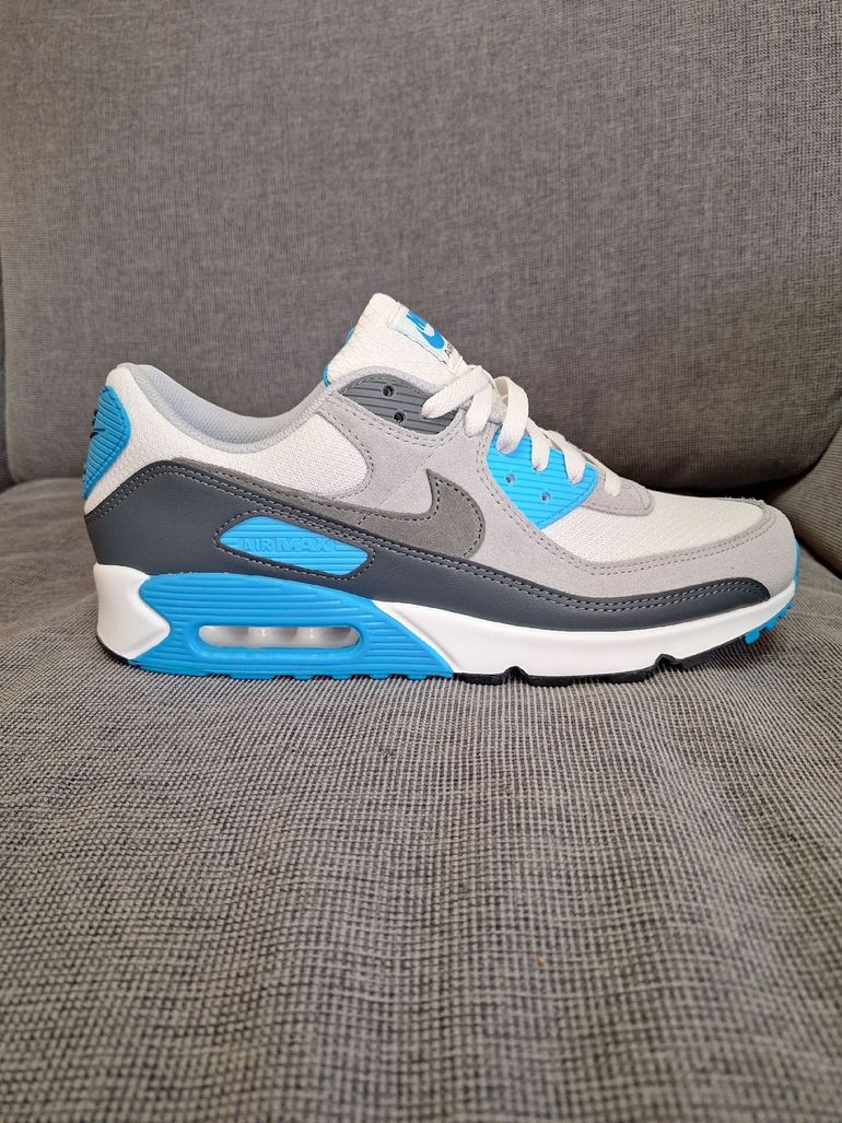 Used Nike Air Max 90 Platinum Grey Taglia 45 bike — image 3 of 11
