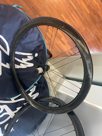 Used Campagnolo Bora WTO 45 DB Laufradsatz 28" Carbon bike — image 5 of 6