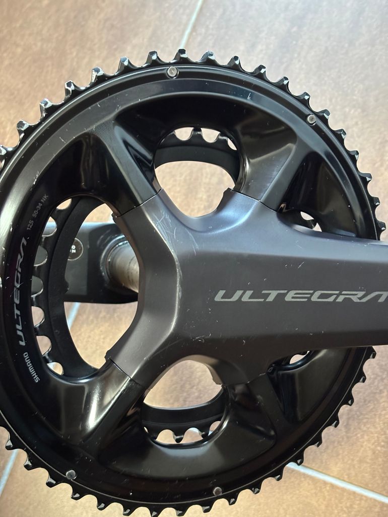 Used Shimano Ultegra R8100 Crankset with XCADEY Power Meter bike — image 2 of 5