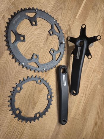 Used Cannondale One Crankset 2x11 50/34T 175mm bike — image 2 of 7
