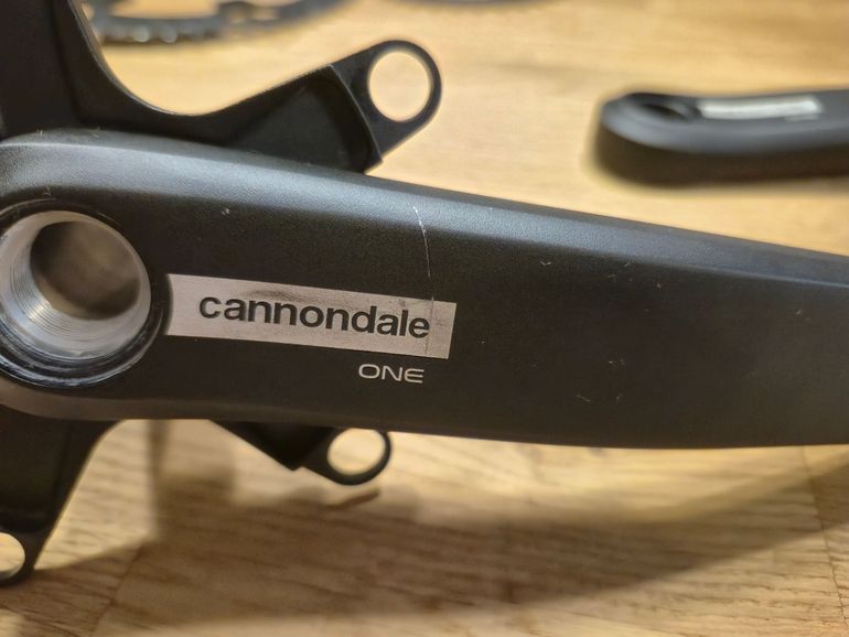Used Cannondale One Crankset 2x11 50/34T 175mm bike — image 4 of 7
