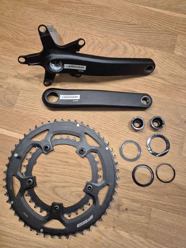 Used Cannondale One Crankset 2x11 50/34T 175mm bike — image 1 of 7