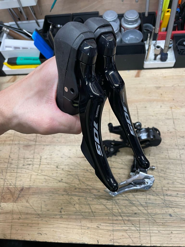 Used Shimano 105 2x12 Mechanical Group bike — image 4 of 5