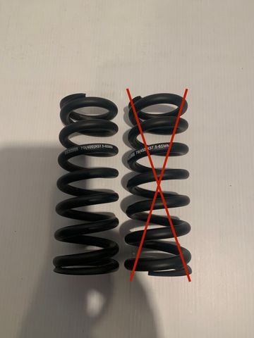 Tweedehands RockShox Spring 70/400 Rear Suspension
