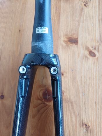 Used Condor Carbonio 3k FF47 Rim Brake Direct Mount 1 1/8" 1,5" bike — image 3 of 6