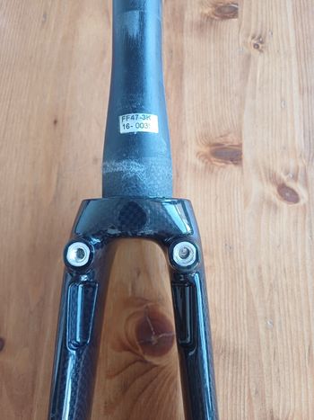Used Condor Carbonio 3k FF47 Rim Brake Direct Mount 1 1/8" 1,5" bike — image 2 of 6