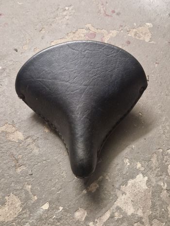 Used lepper Bicycle Leather Saddle Vintage bike — image 4 of 5
