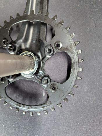 Used Shimano GRX FC RX610 165mm 40 tooth 2026 bike — image 5 of 5