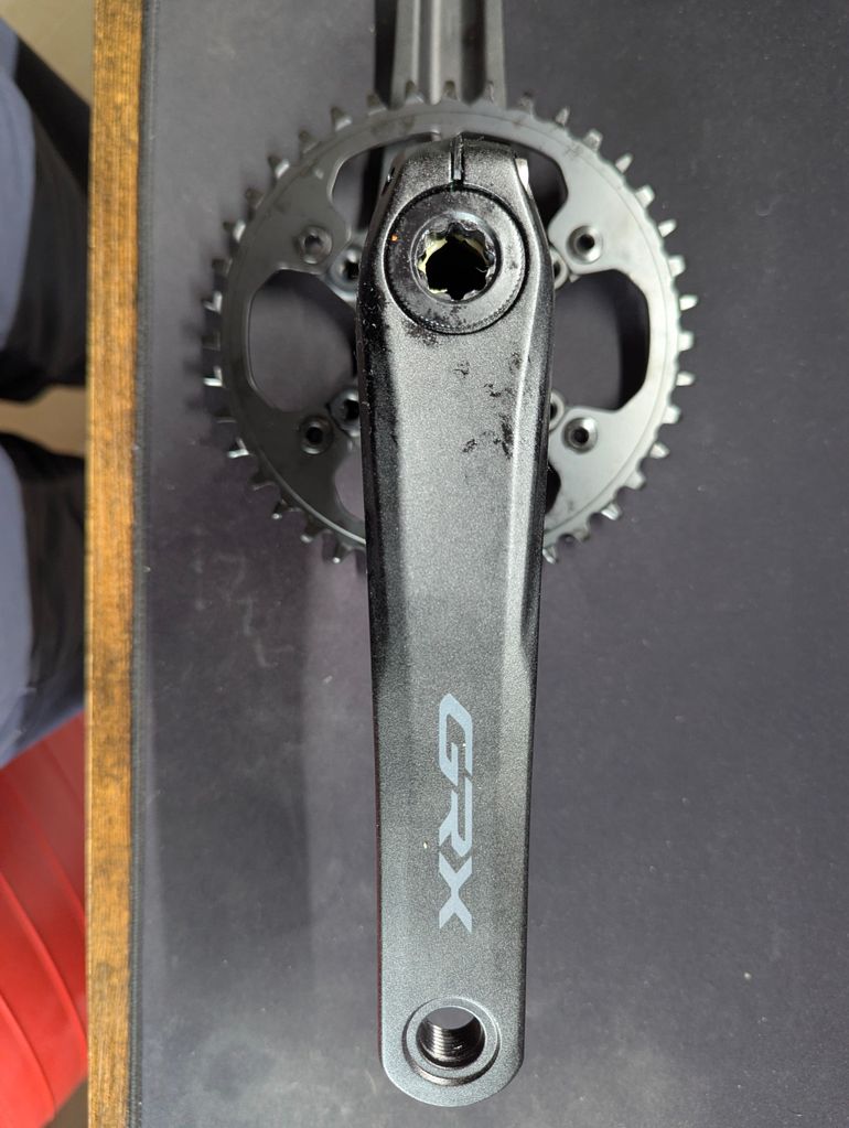 Used Shimano GRX FC RX610 165mm 40 tooth 2026 bike — image 4 of 5
