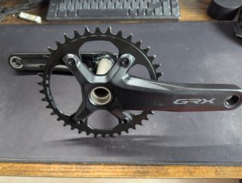 Used Shimano GRX FC RX610 165mm 40 tooth 2026 bike