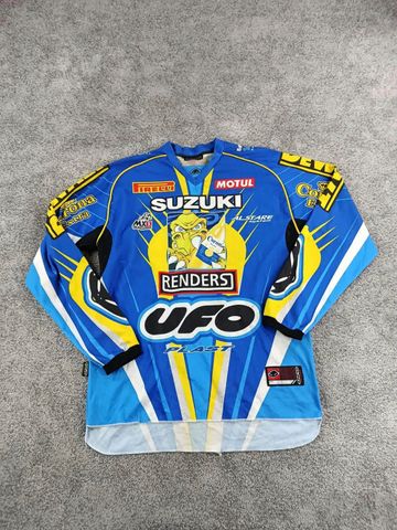 Brugt UFO Plast maillot officiel homme taille xl - 76 5527 - Joel Smets –Alstare Suzuki MX1 Cycling Clothing