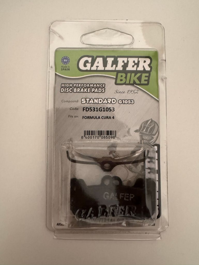 Used Galfer CURA 4 Disc Brake Pads 2025 bike — image 1 of 2