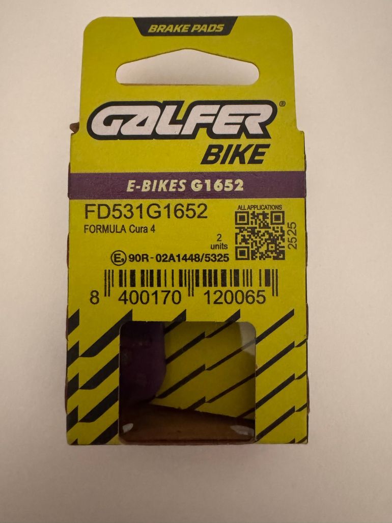Used Galfer CURA 4 E-bike Disc Brake Pads bike — image 1 of 2