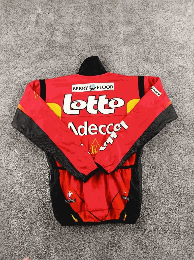 Used Nalini Veste velo homme taille XL - 66 4155 - lotto Adecco 2000's - hiver bike — image 3 of 4
