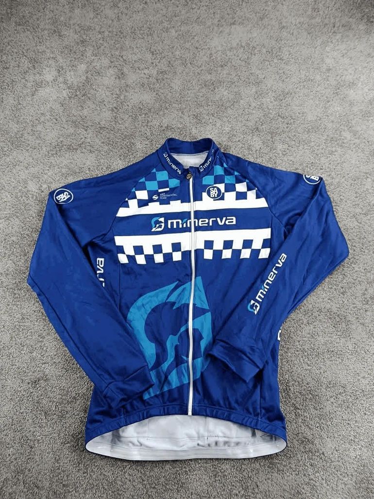Used saby Veste velo mi-saison homme taille xxxl - 71 5422 - Minerva UCI Continental Team - 2022 bike — image 1 of 7