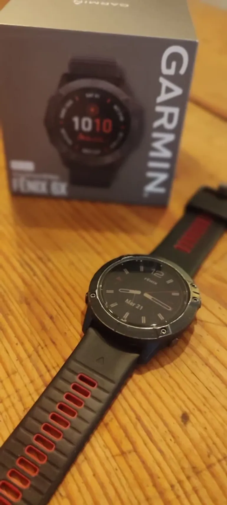 Used Garmin Fenix 6X Solar bike — image 1 of 3