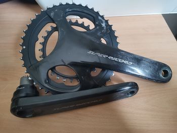Used Campagnolo Super Record Crankset Carbon 2x12 2024 bike