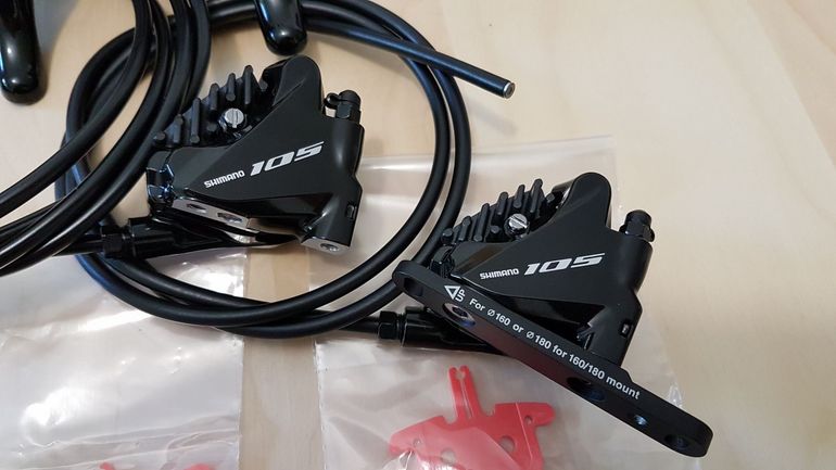 Used Shimano 105 ST-R7020 2x11S Flatmount bike — image 7 of 12