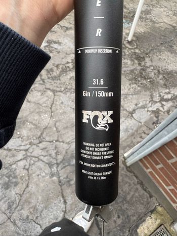Used Fox Racing Transfer Dropper Seatpost 2022 bike — image 3 of 6