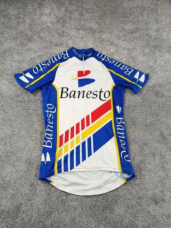 Używany sans maillot velo homme taille xl-5 7563 cyclisme route respirant Banesto bike