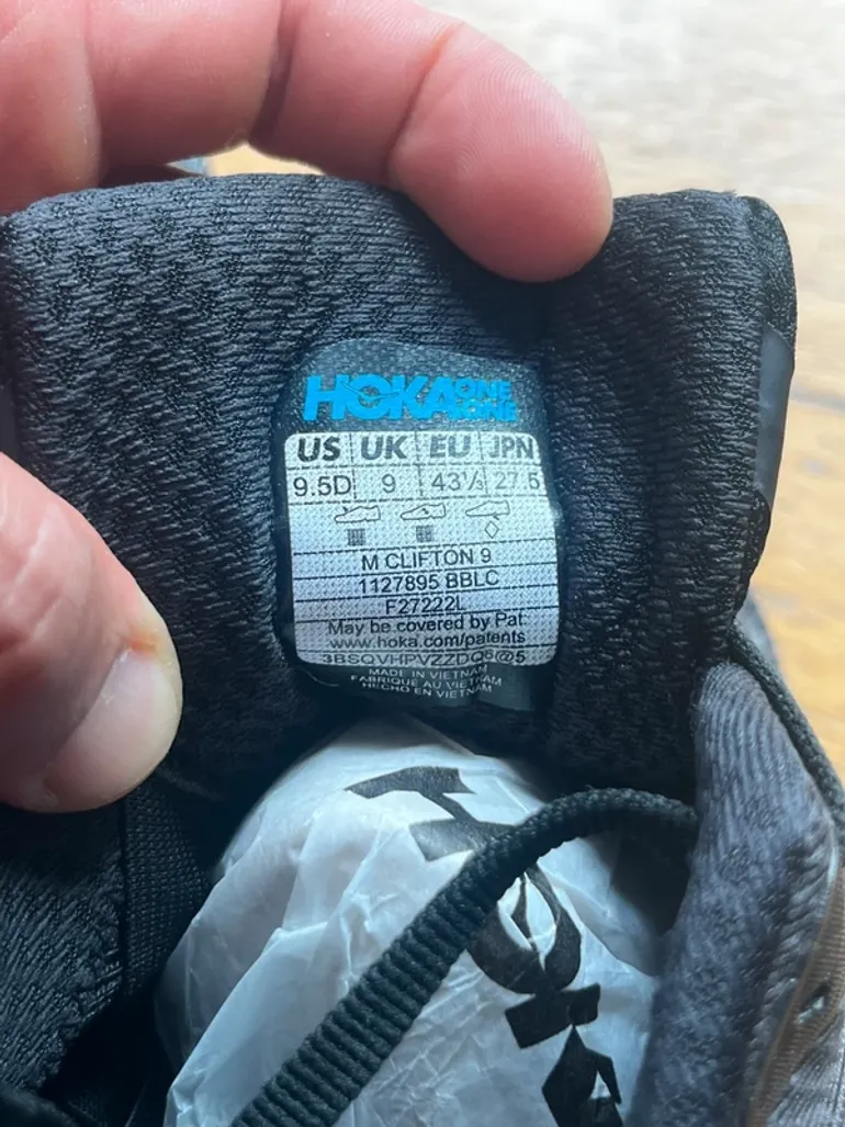 Used Hoka Clifton 9 bike — image 8 of 10