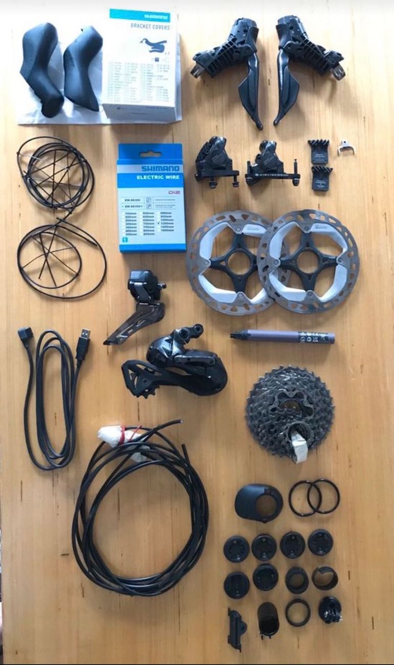 Used Shimano Ultegra Di2 R8100 2x12 Electronic Groupset 2025 bike — image 1 of 11