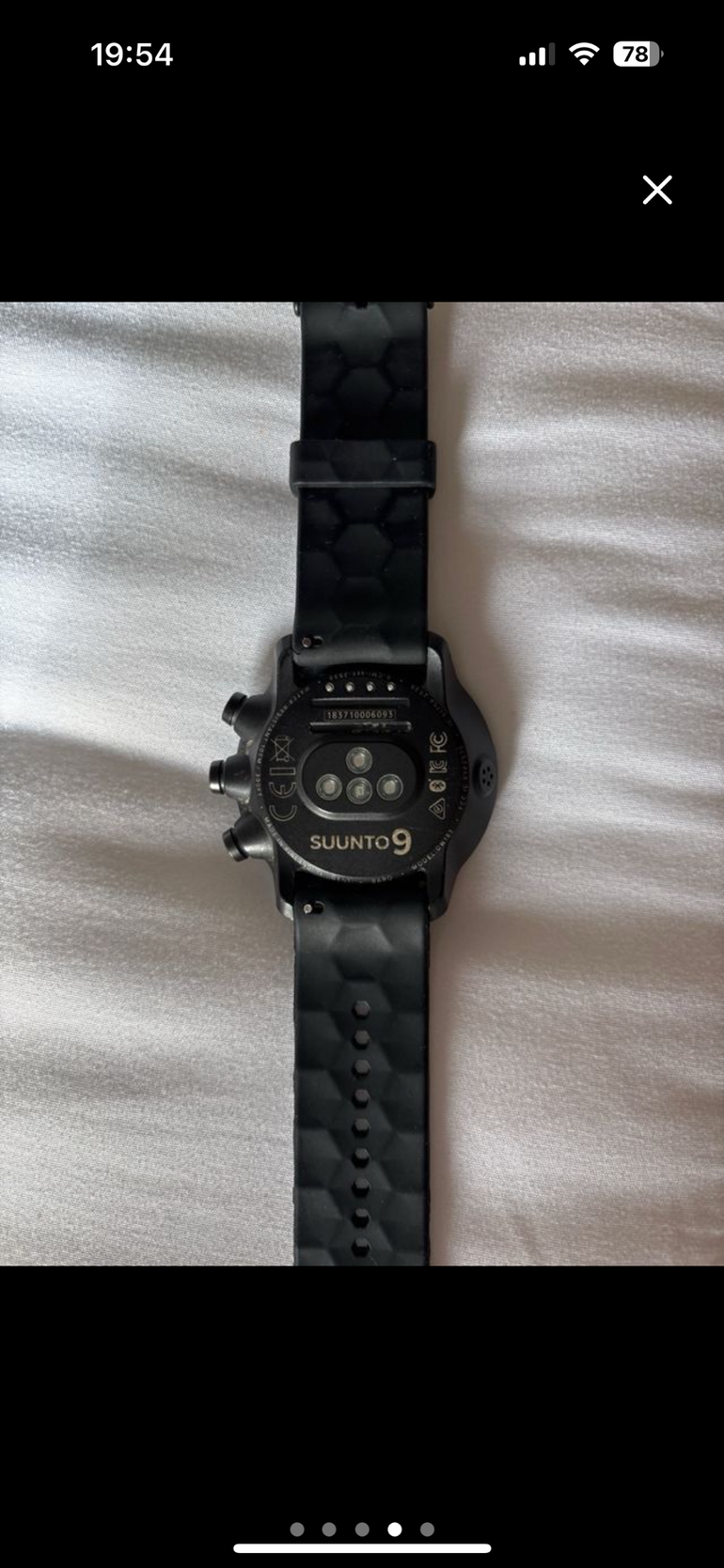 Used Suunto reloj suuto 9 Baro titanium 2019 bike — image 4 of 5