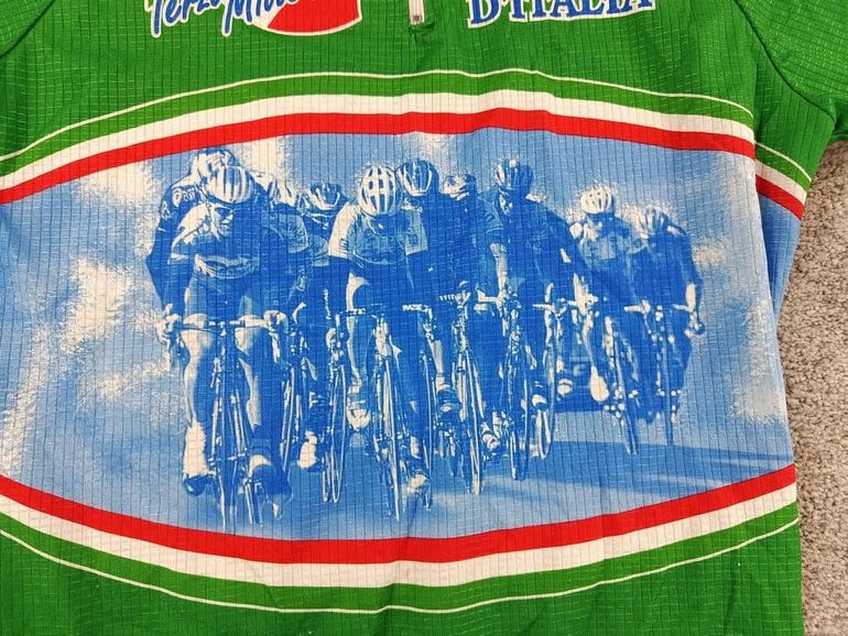 Gebrauchtes sans maillot velo homme taille xl -32 6701 cyclisme Italia giro terzio millennio bike — Bild 2 von 5