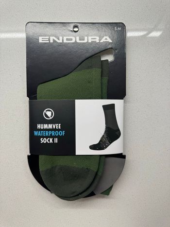 Used Endura Hummvee Waterproof Socks II bike