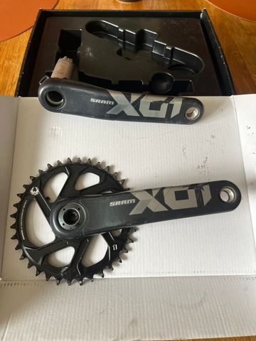 Sram X01 Crank Drivetrain & Pedals usato