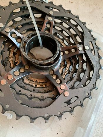 Used Shimano XTR 9-speed Cassette bike