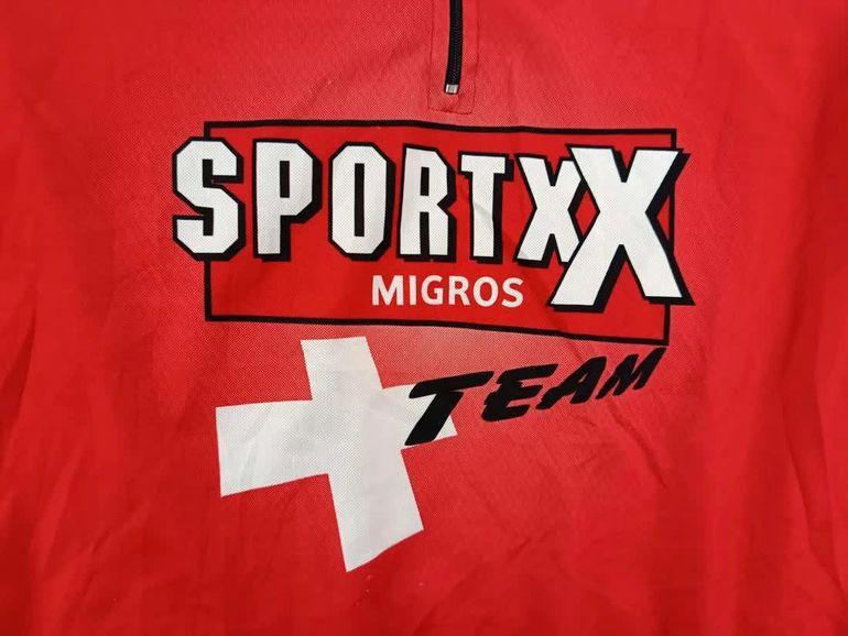 Used itec maillot velo homme taille m -72 7059 cyclisme route respirant migros team bike — image 2 of 8