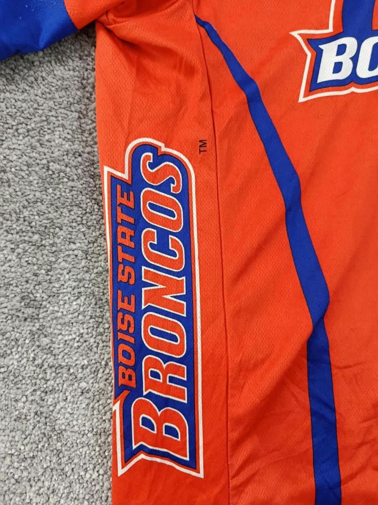 Used Hincapie maillot velo homme taille l -61 7171 cyclisme route respirant usa boise state bike — image 2 of 8