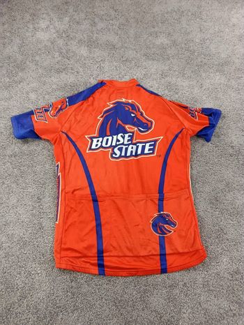 Used Hincapie maillot velo homme taille l -61 7171 cyclisme route respirant usa boise state bike — image 7 of 8