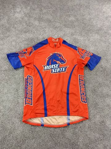 Hincapie maillot velo homme taille l -61 7171 cyclisme route respirant usa boise state Cycling Clothing usato