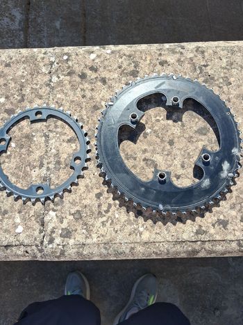 Used Shimano 50/34 Chainrings R8000 bike — image 3 of 3