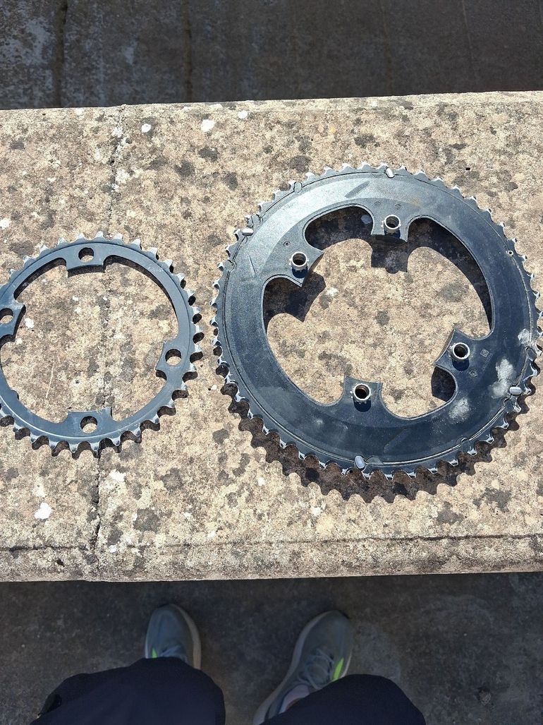 Used Shimano 50/34 Chainrings R8000 bike — image 3 of 3