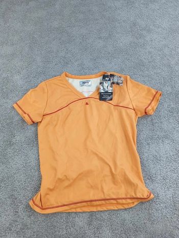 Used AGU Maillot Femme Taille M - 21126r - neuf - Brodé - Col en V bike
