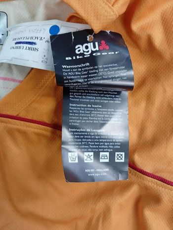Used AGU Maillot Femme Taille M - 21126r - neuf - Brodé - Col en V bike — image 3 of 6