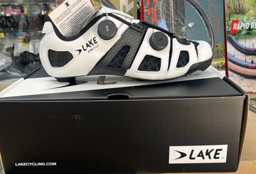 Używany Lake CX242 Blanco 44 Wide Cycling Shoes